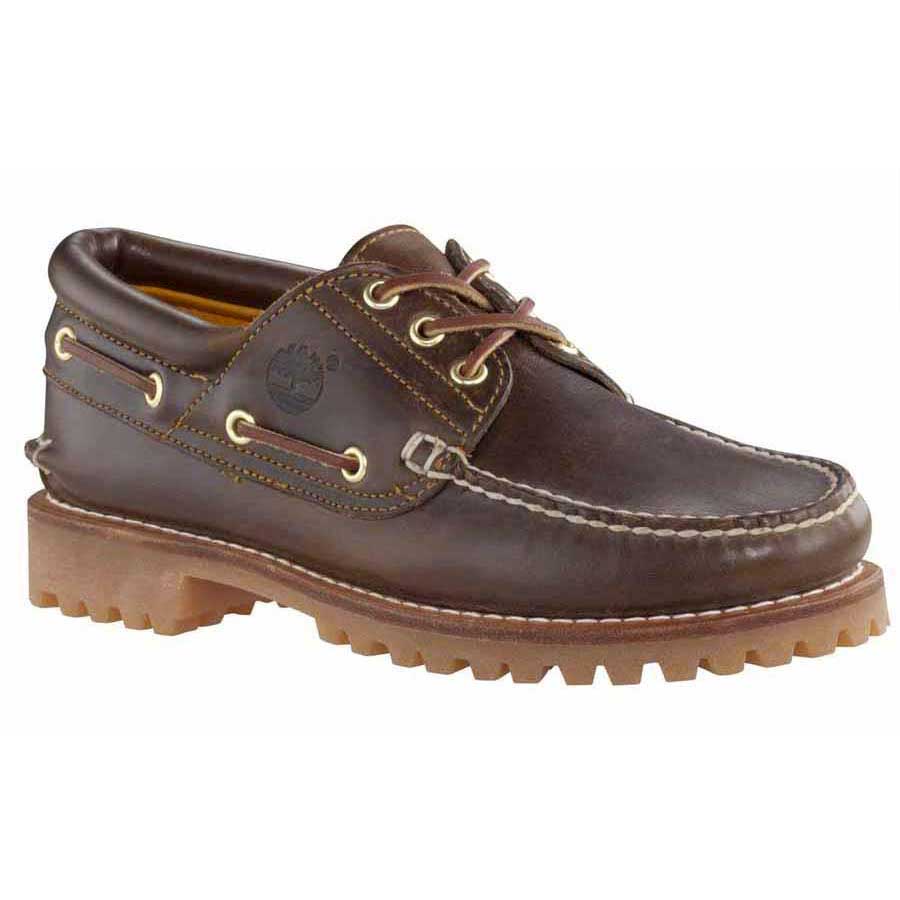Chaussures Timberland Chaussures Large 3 Eye Classic Lug Pull Up Brown