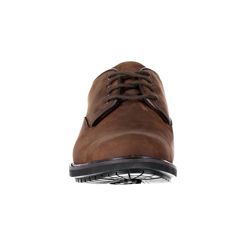 Homme Timberland Chaussures Stormbuck Plain Toe Oxford Burnished Dark Oiled Brown