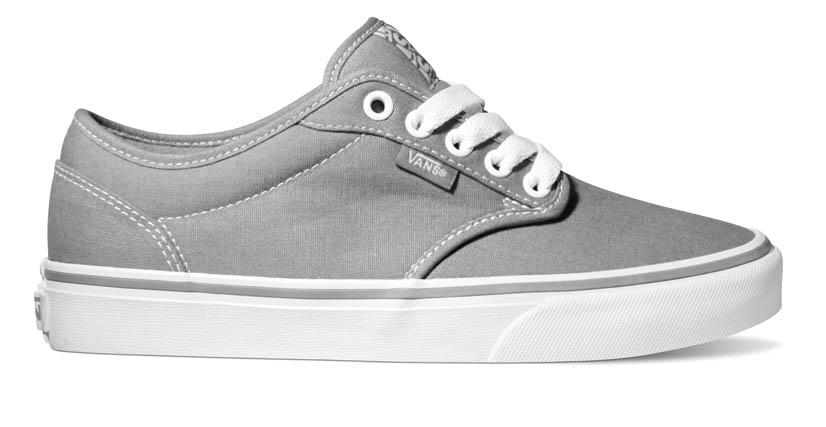 Chaussures Vans Atwood Canvas Mid Grey / White
