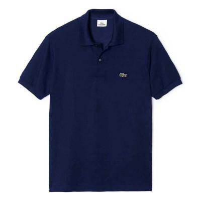 Men Lacoste Caiman Short Sleeve Polo Shirt Blue