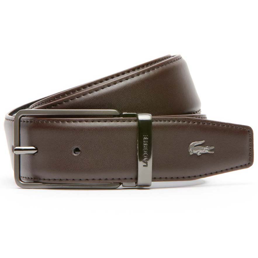 lacoste leather belt