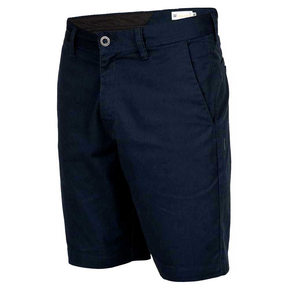 Men Volcom Frickin Modern Strech Shorts Blue