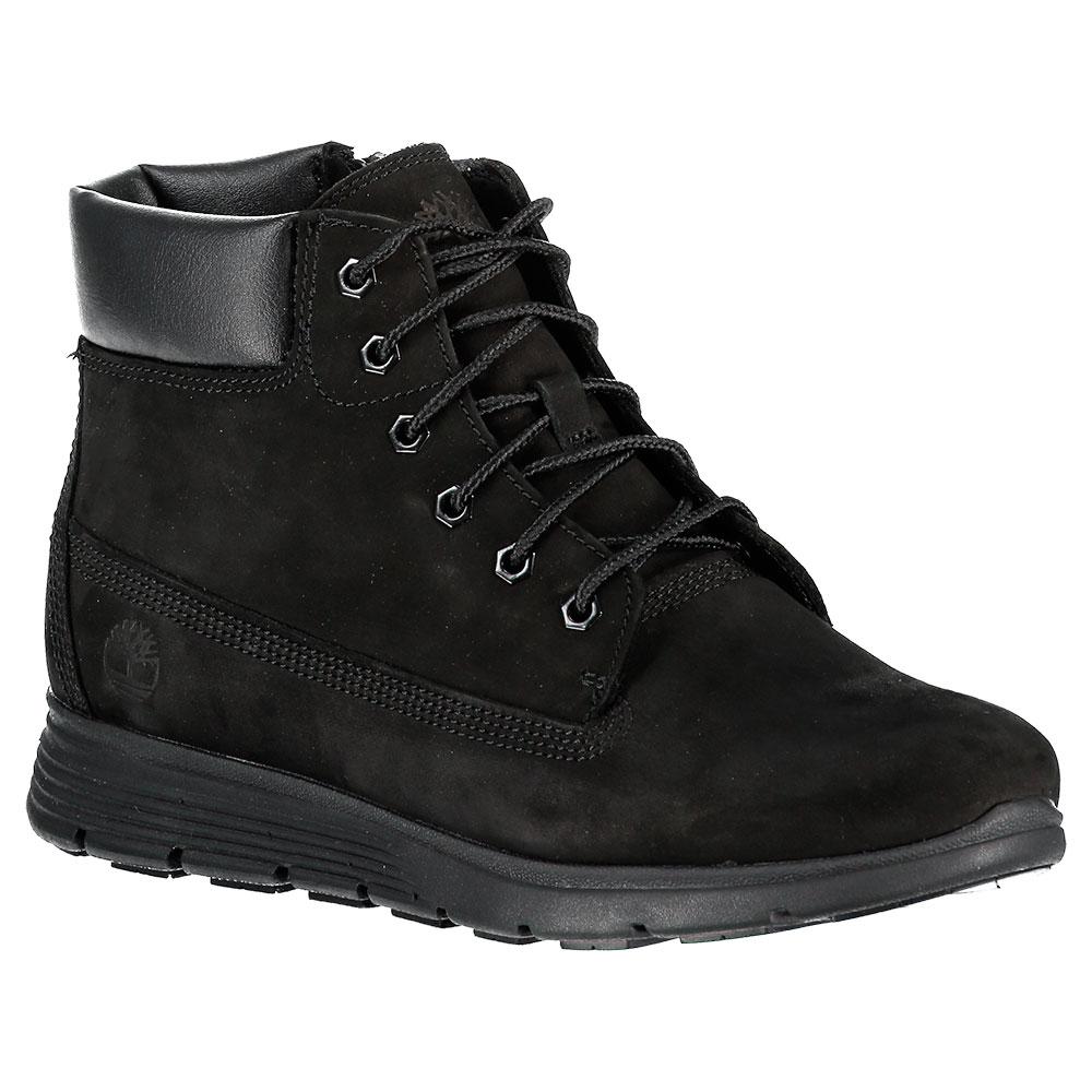 timberland junior black boots