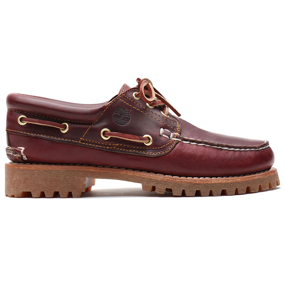 Chaussures Timberland Chaussures Bateau Authentics Large Dark Red Pull-Up