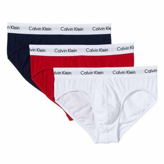 Underwear Calvin Klein Cadera Slip 3 Units White