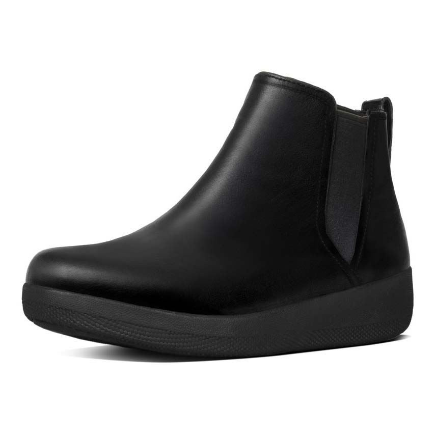 Women Fitflop Superchelsea Boots Black