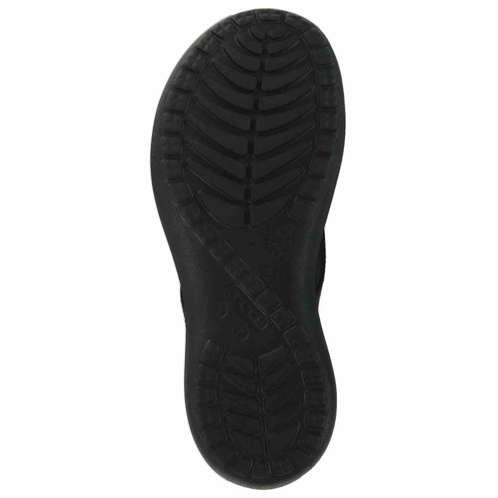 Sandals Crocs Capri V Sequin Flip Flops Black