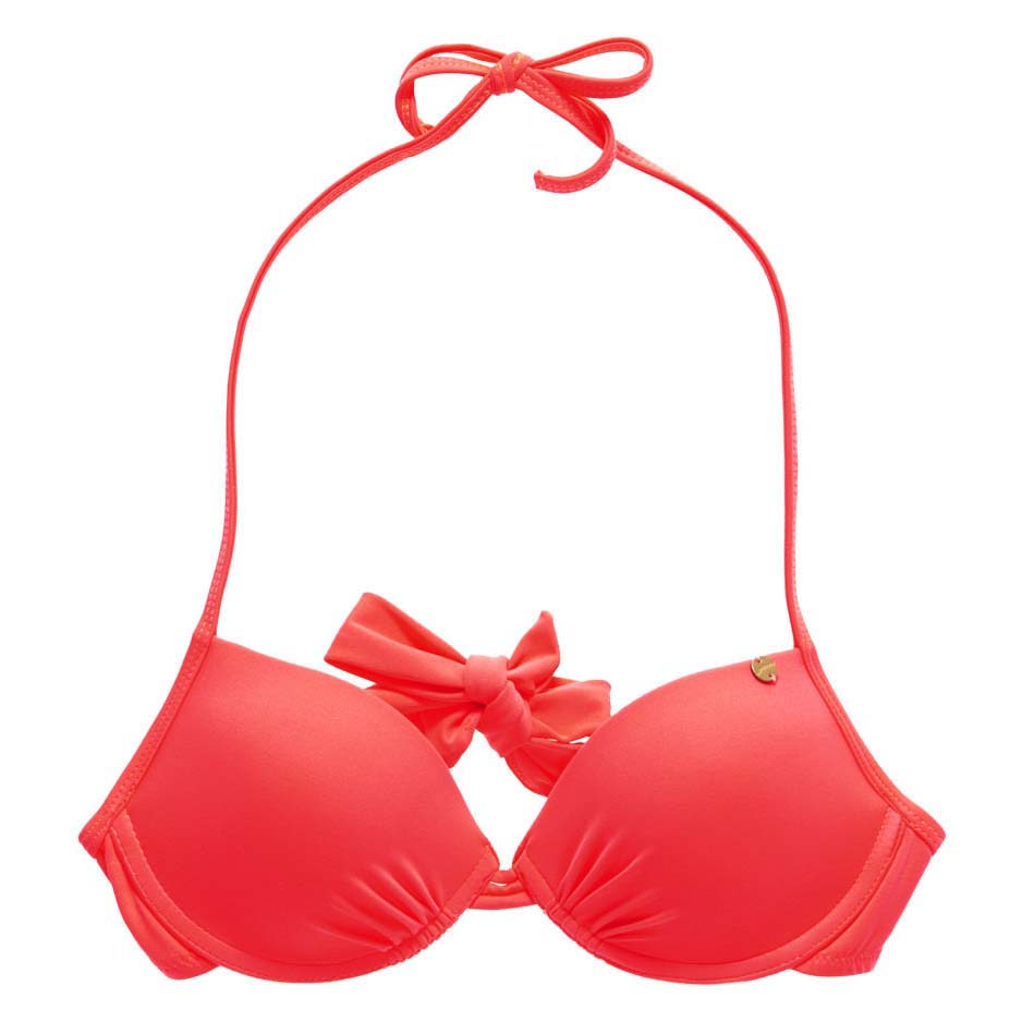 Women Superdry Santorini Cupped Bikini Top Red