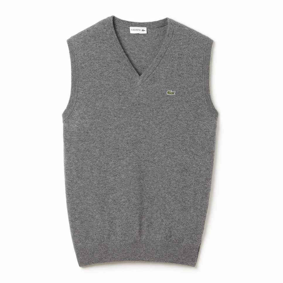 Lacoste Tank Top Sweater Grey buy and 