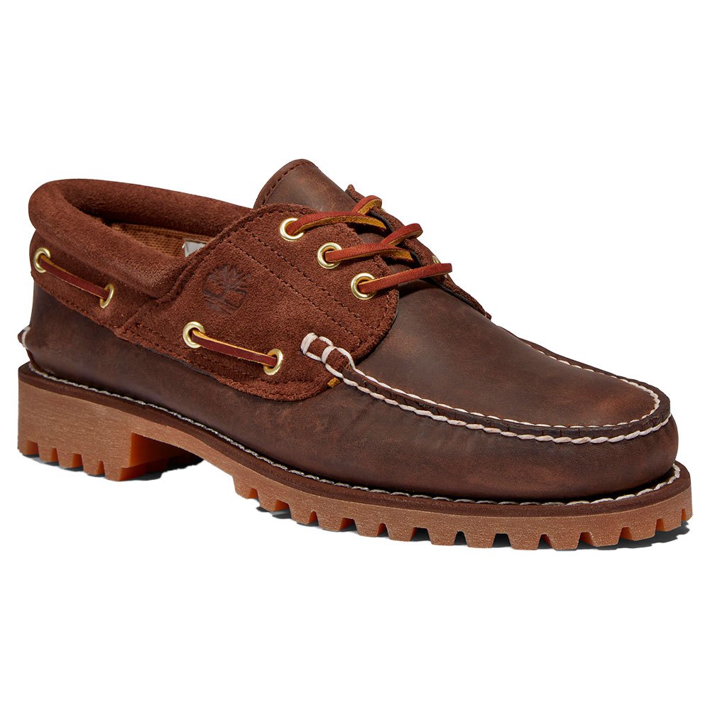 Shoes Timberland Classic 3 Eye Lug Boat Shoes Brown