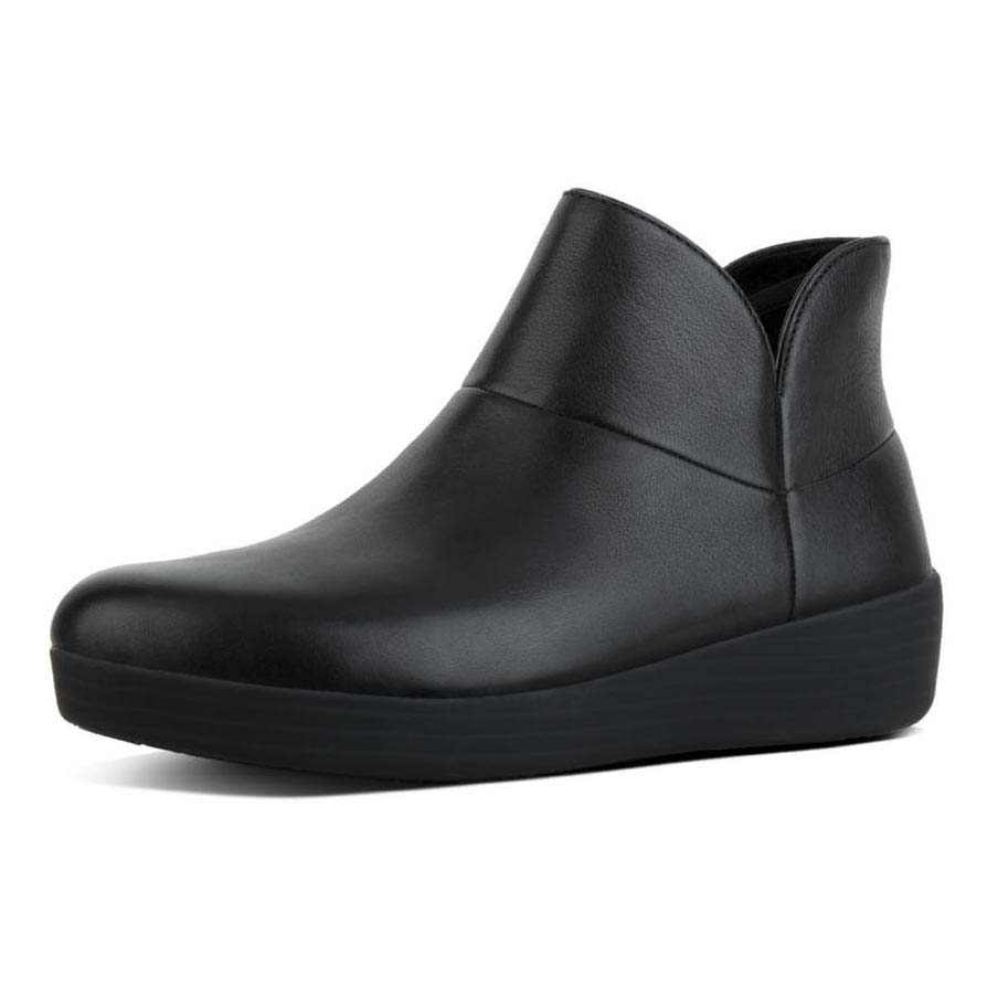 Shoes Fitflop Supermod Leather II Booties Black