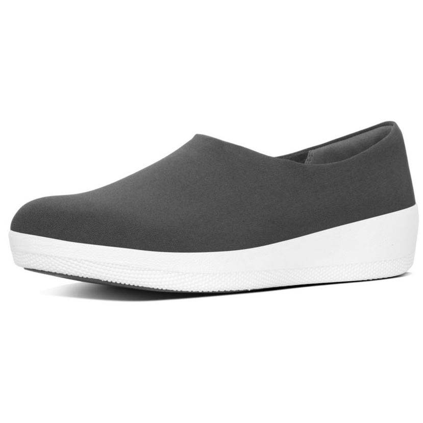 Ballerines Fitflop Chaussures Superstretch Bobby Loafer Charcoal