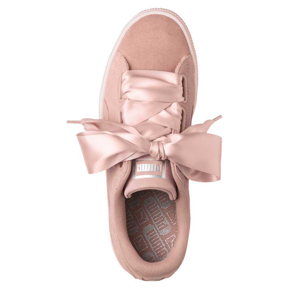 Chaussures Puma Formateurs Suede Heart Pebble Peach Beige / Pearl