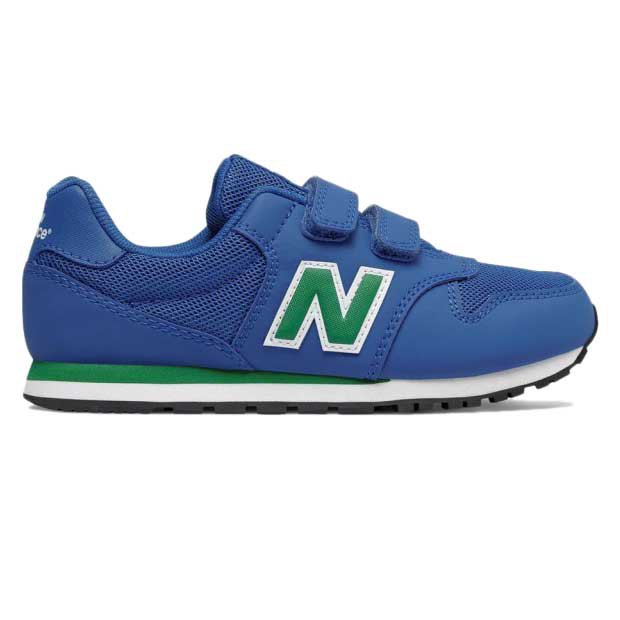 Kid New Balance 500 Velcro Wide Youth Trainers Blue