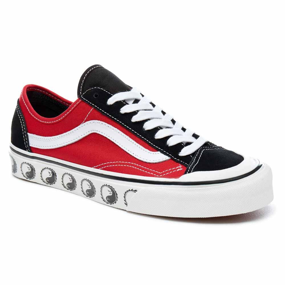 vans exclusive red style 36 decon sf trainers