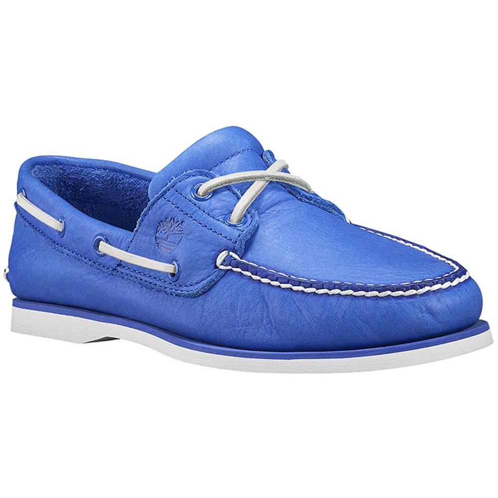 Shoes Timberland Classic 2 Eye Wide Boat Shoes Blue