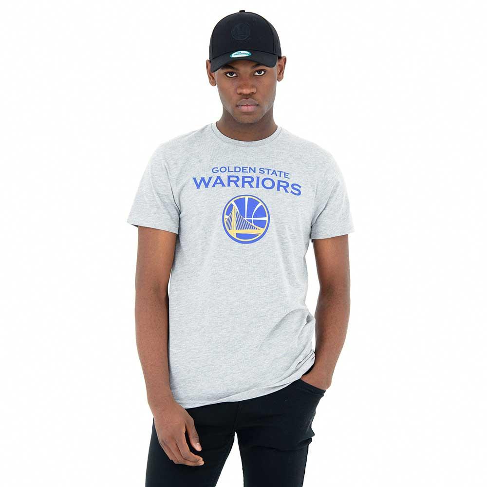 Clothing New Era Team Logo Golden State Warriors Short Sleeve T-Shirt Grey