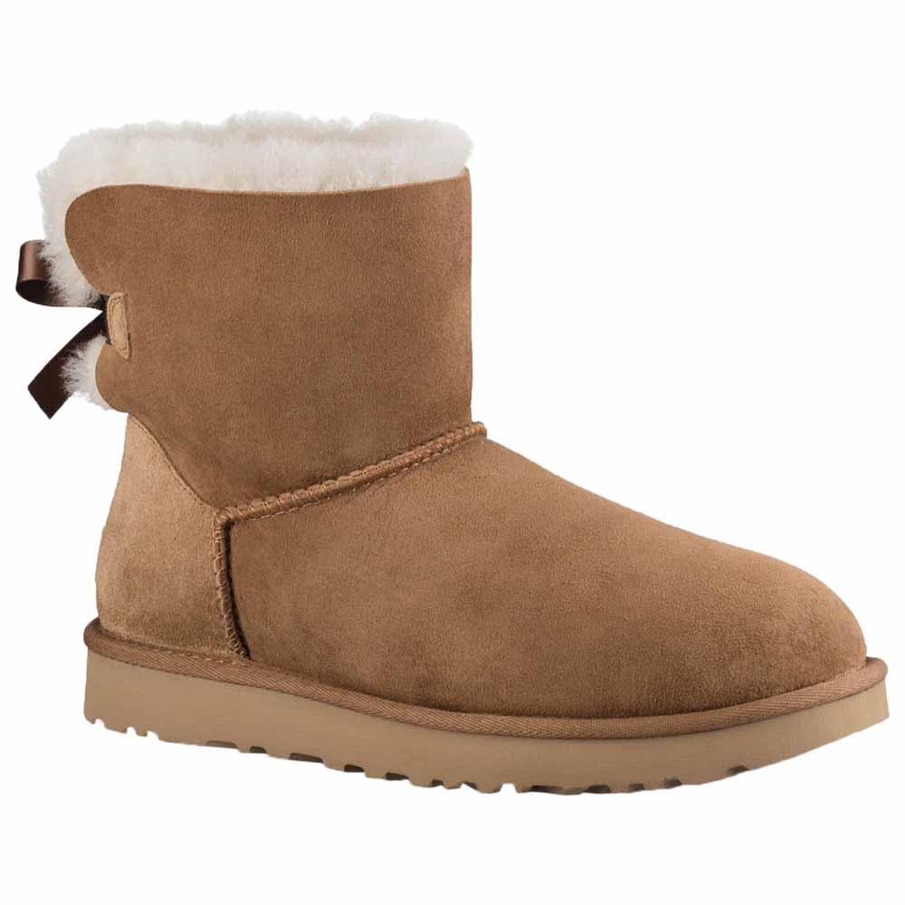 Shoes Ugg Mini Bailey Bow II Boots Brown