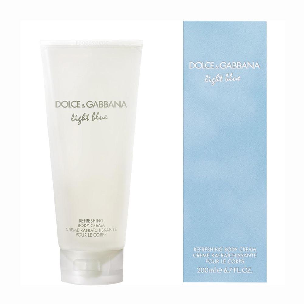 dolce and gabbana lotion light blue