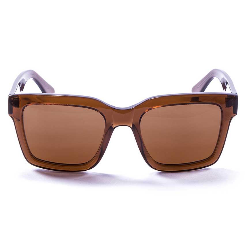 Homme Lenoir Eyewear Lunettes De Soleil Monaco Dark Brown Trasnparent With Brown Lens