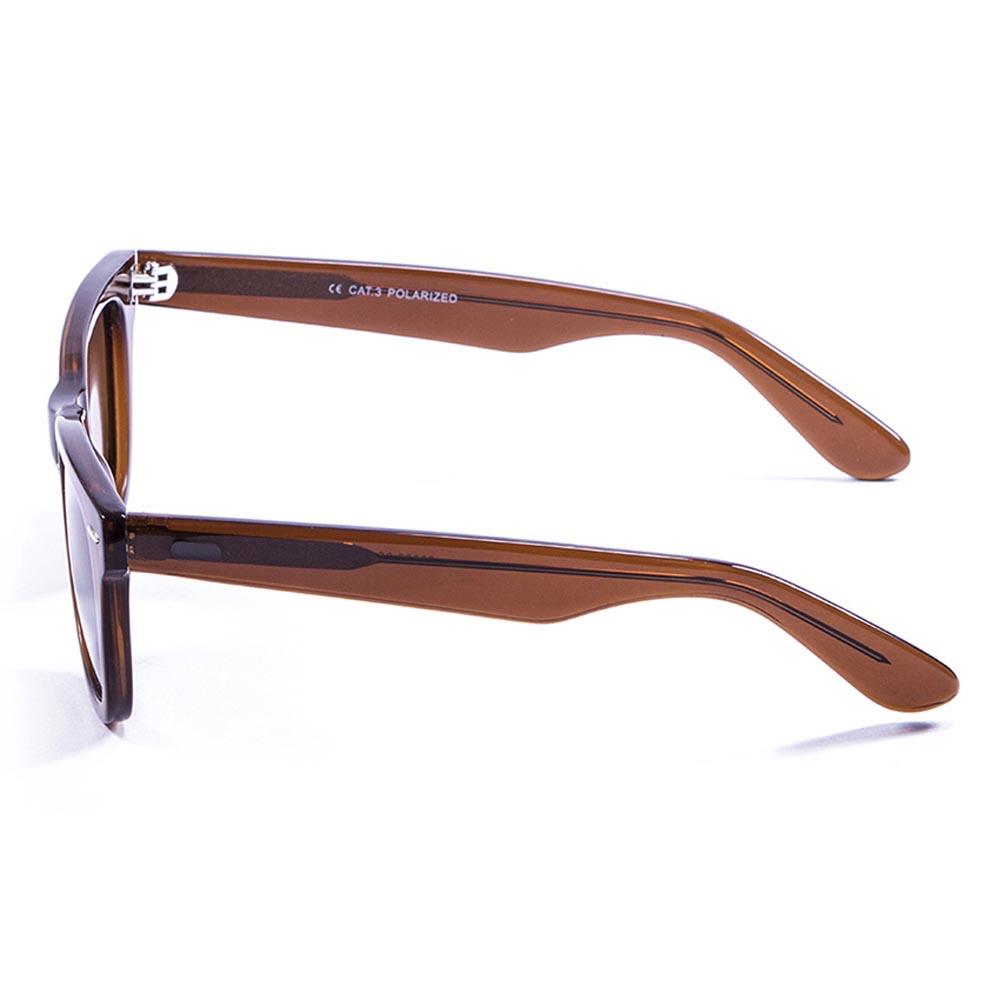Casual Lenoir Eyewear Lunettes De Soleil Biarritz Dark Brown Trasnparent With Brown Lens