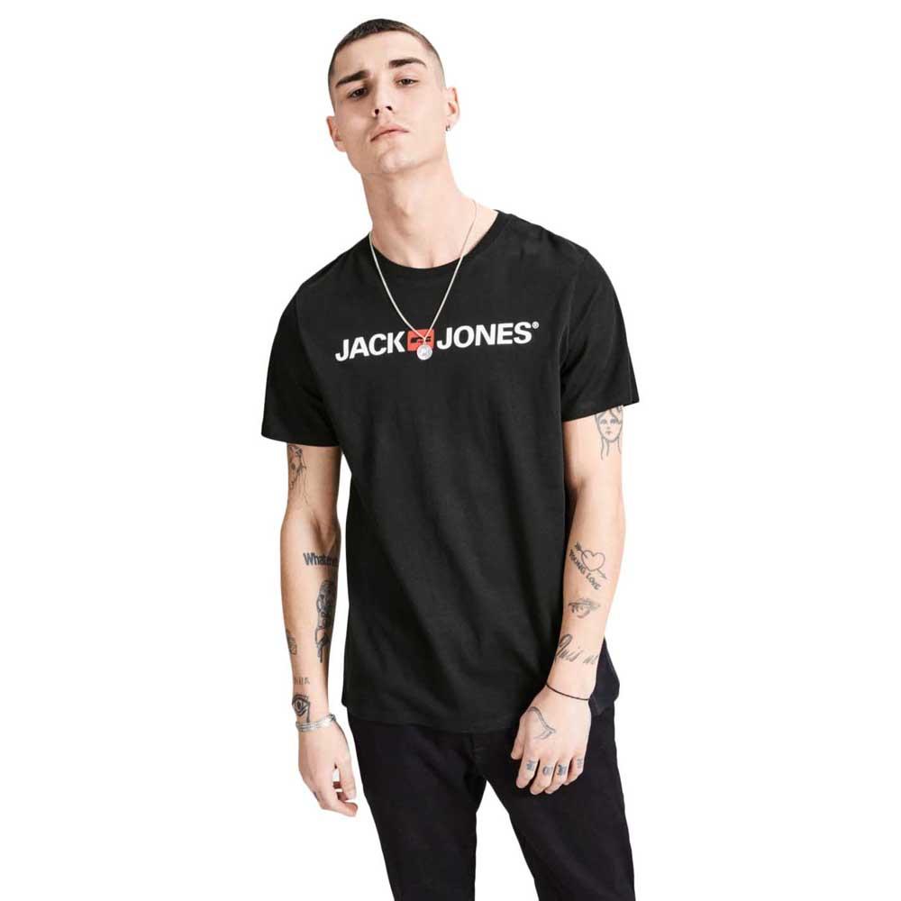 Clothing Jack & Jones Iliam Original L32 Short Sleeve T-Shirt Black