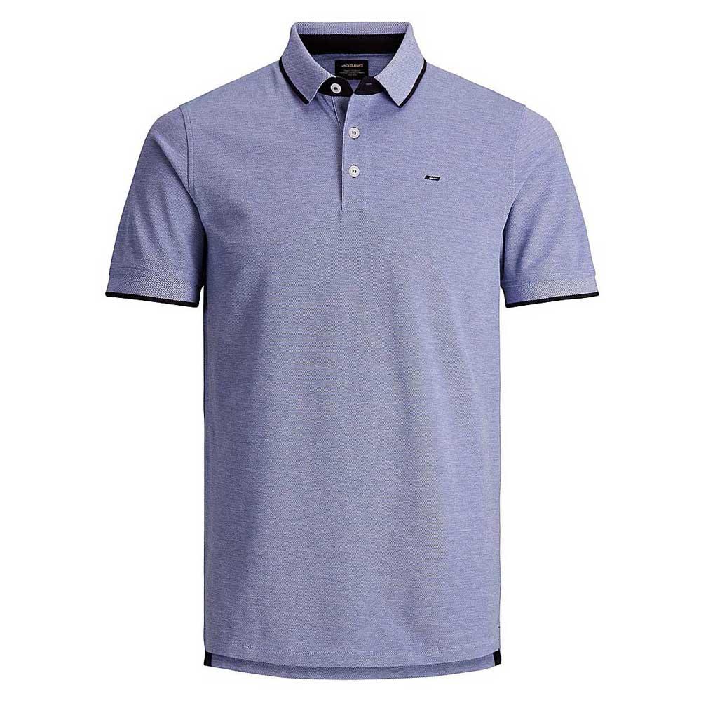 Polo shirts Jack & Jones Epaulos Short Sleeve Polo Shirt Purple