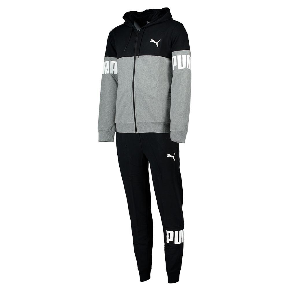 Puma Hooded Sweat Suit Black buy and offers on Dressinn