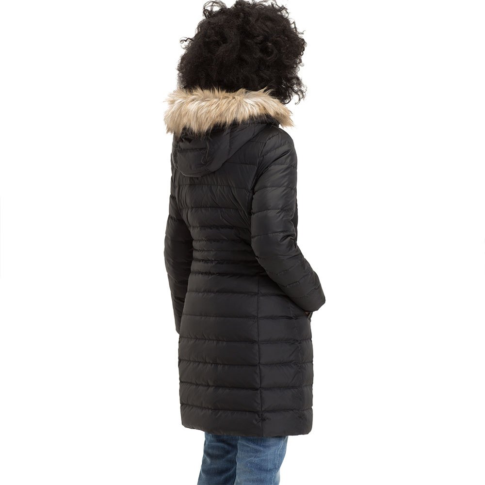 tjw essential hooded down coat