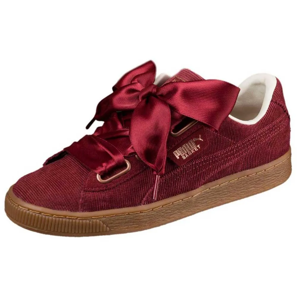 puma basket heart vermelho