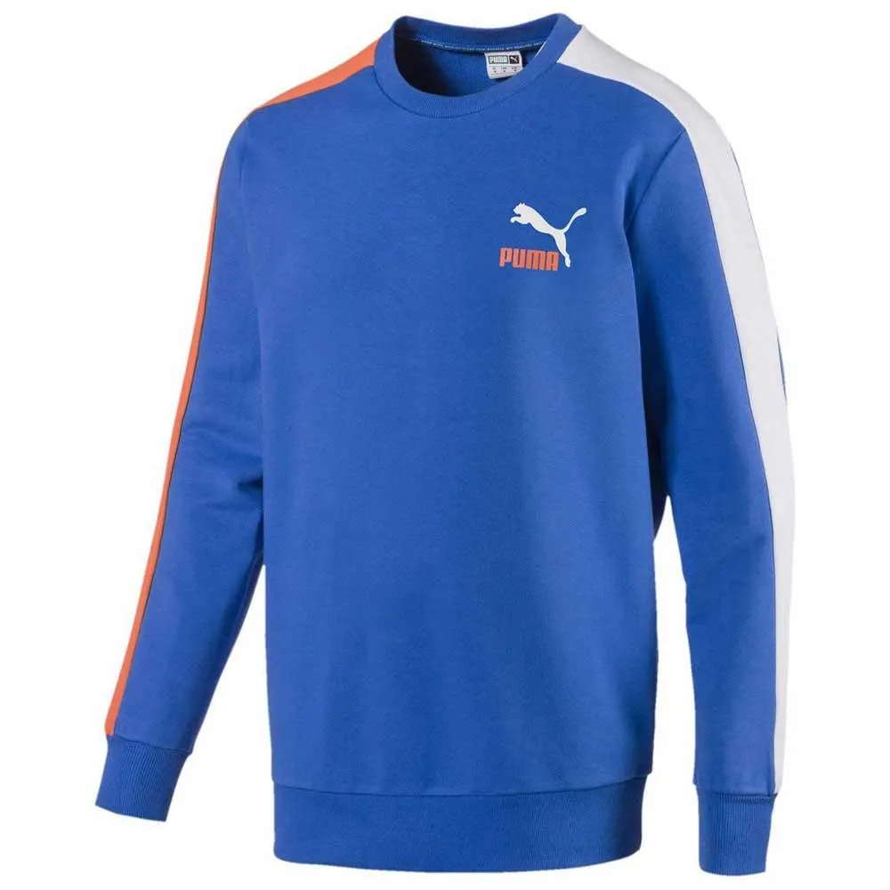 puma classics t7 pullover schwarz