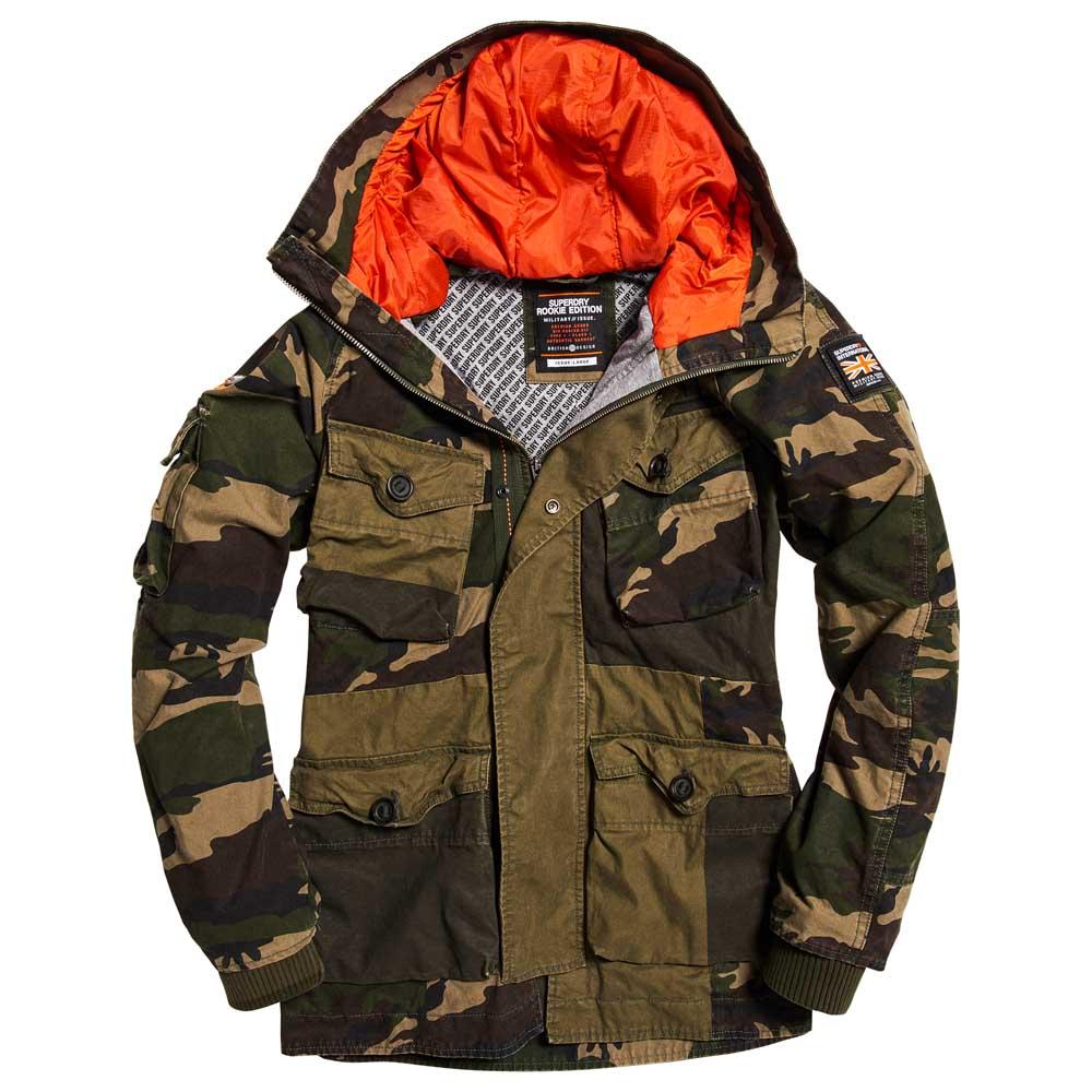 Superdry Rookie Camo Mix Green buy and offers on Dressinn