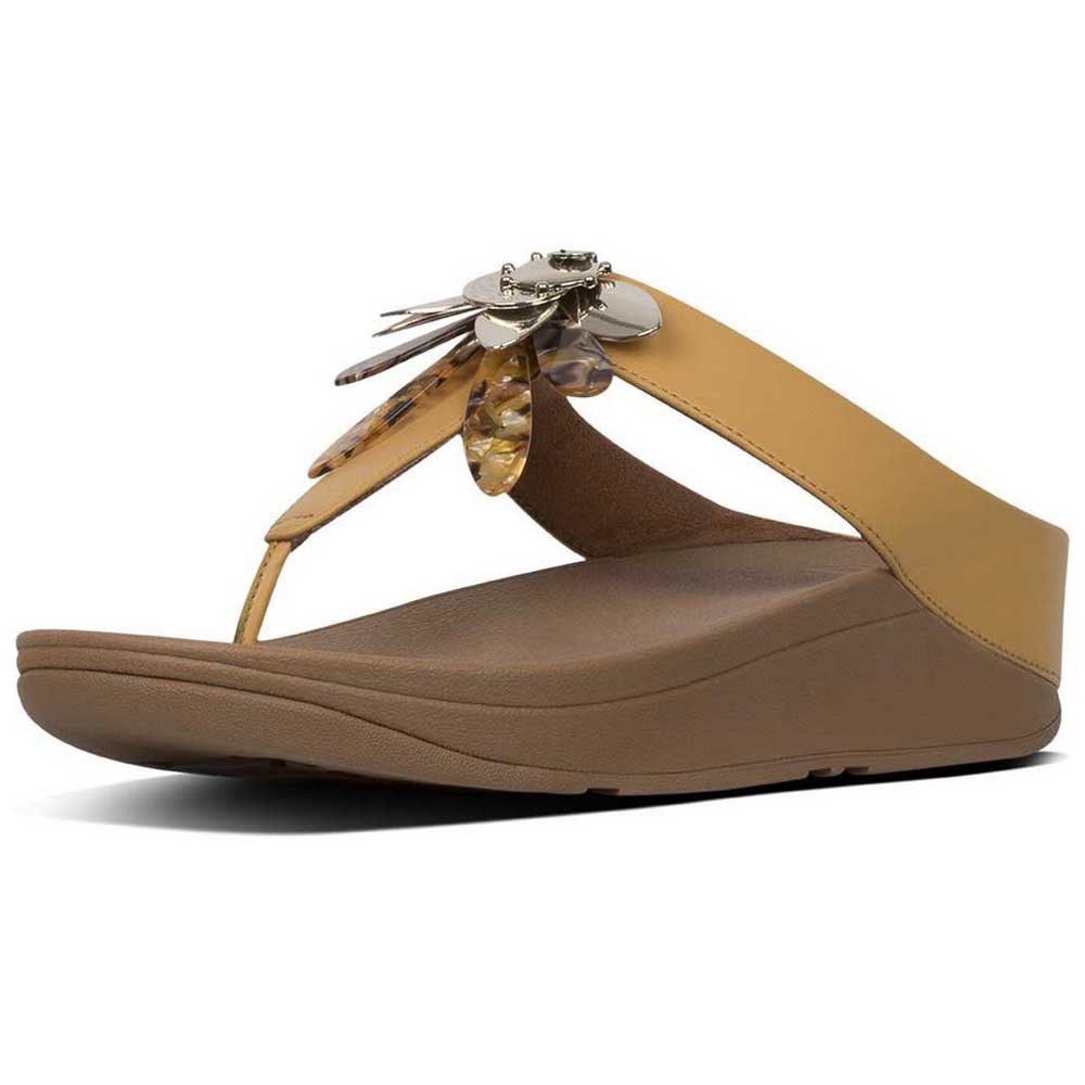 Chaussures Fitflop Tongs Conga Dragonfly Baked Yellow