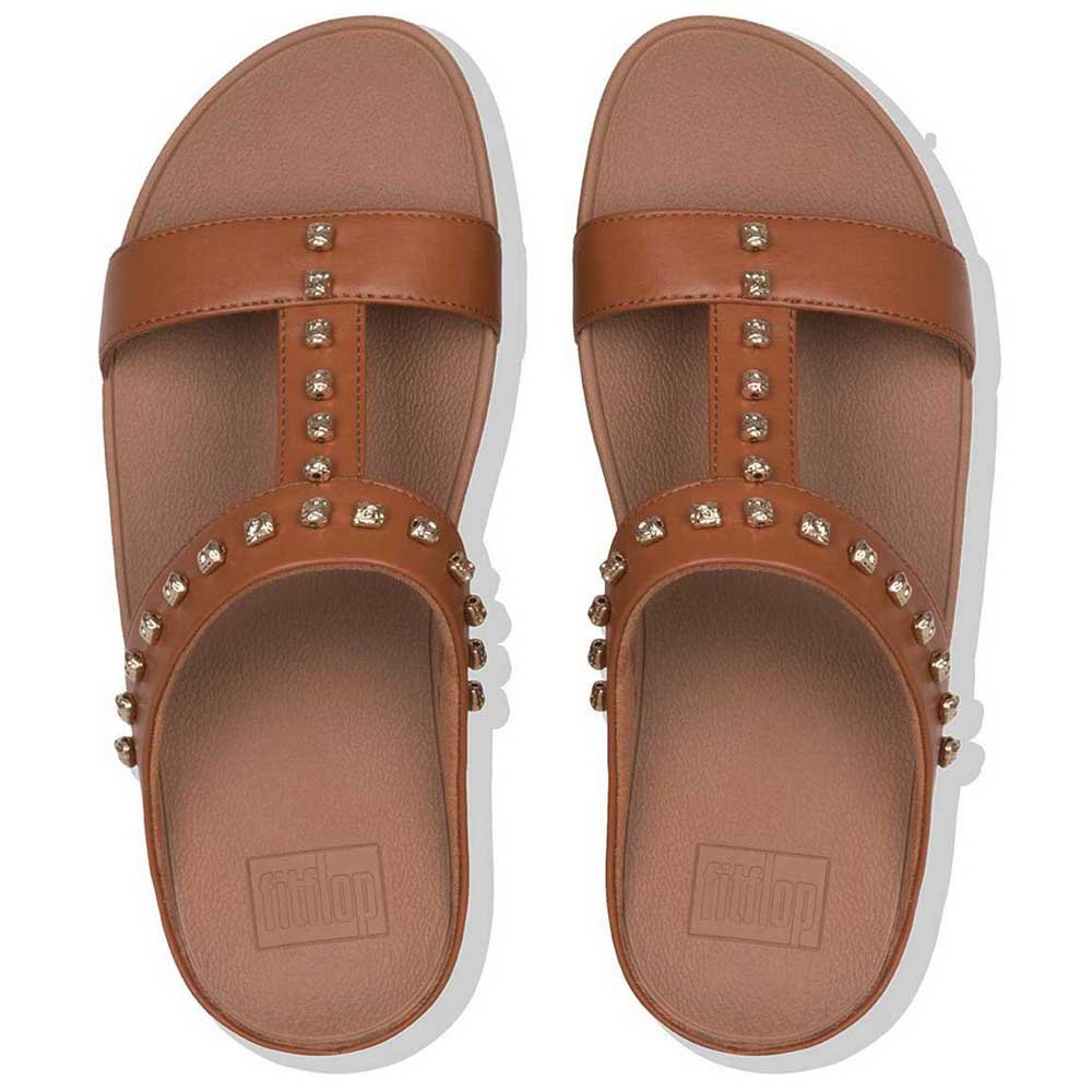 Chaussures Fitflop Sandales Fino Treasure Light Tan