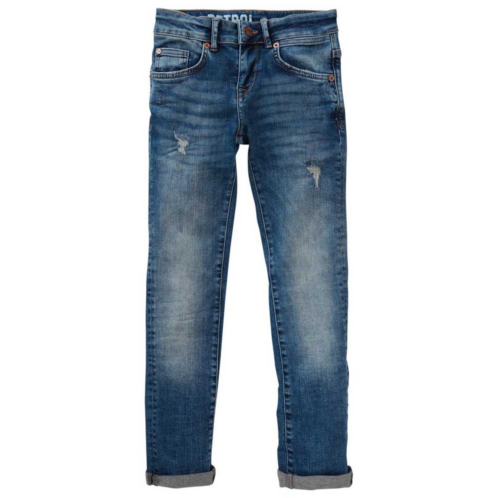 Pants Petrol Industries Seaham Repaired Jeans Blue
