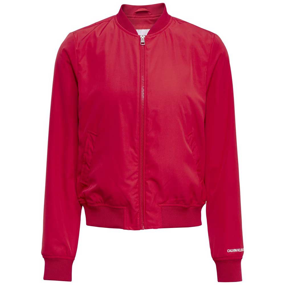 calvin klein pink bomber jacket