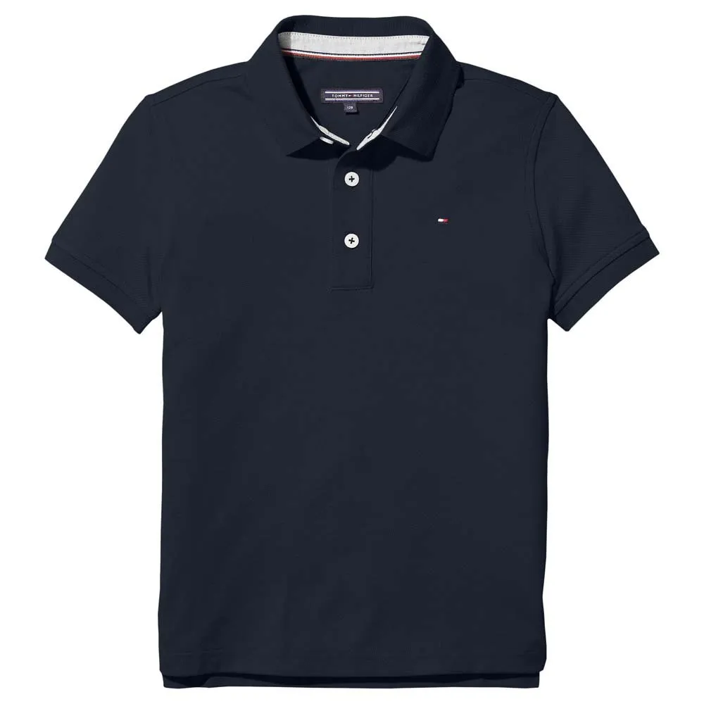 tommy hilfiger blue polo shirt