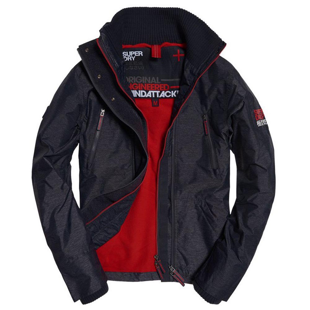 Clothing Superdry Polar Windattacker Jacket Black