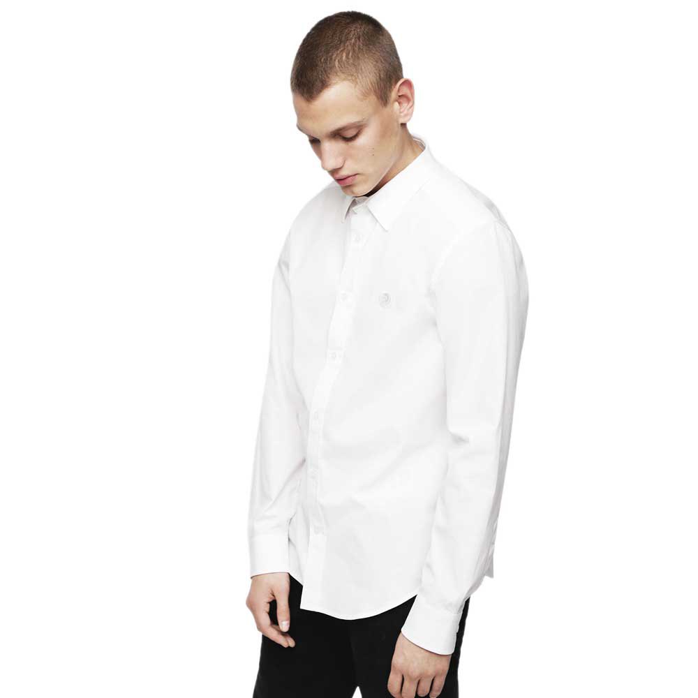 Shirts Diesel Bill Long Sleeve Shirt White