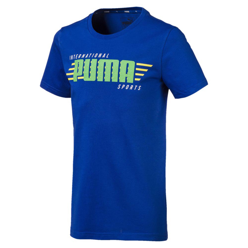 T-shirts Puma Alpha Graphic Blue