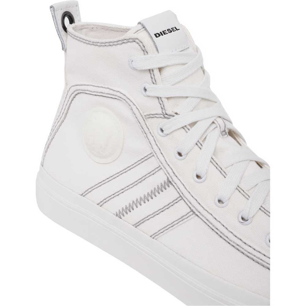 Homme Diesel Formateurs Astico Mid Lace White