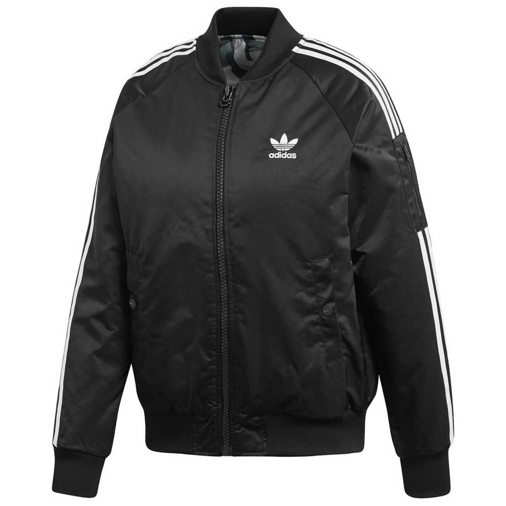 adidas originals bomber jacket with back box logo