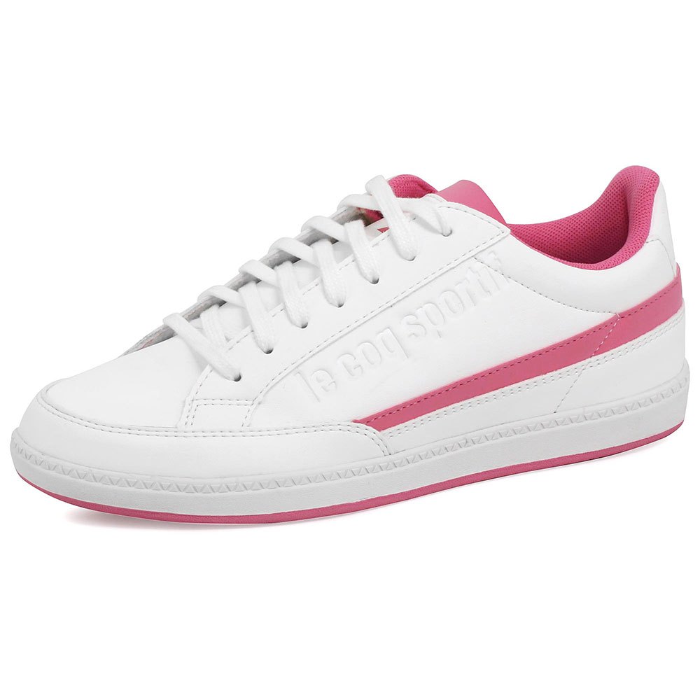 Chaussures Le Coq Sportif Formateurs Courtclay Sport GS Optical White / Pink Carnation