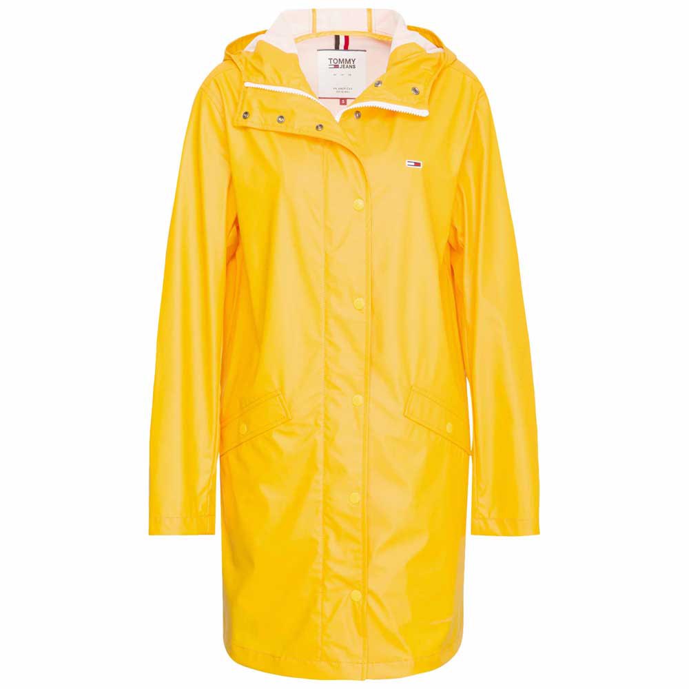 Tommy hilfiger Hooded Rain Yellow buy 