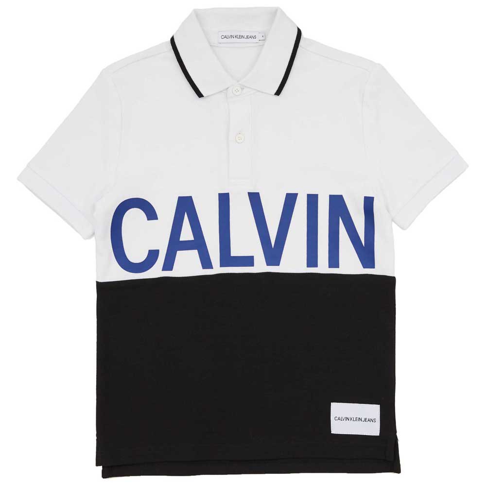 Polo shirts Calvin Klein Piqué Chest Regular Short Sleeve Polo Shirt Black
