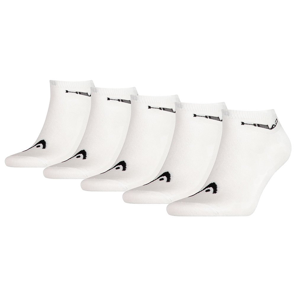 Clothing Head Sneaker Socks 5 Pairs White