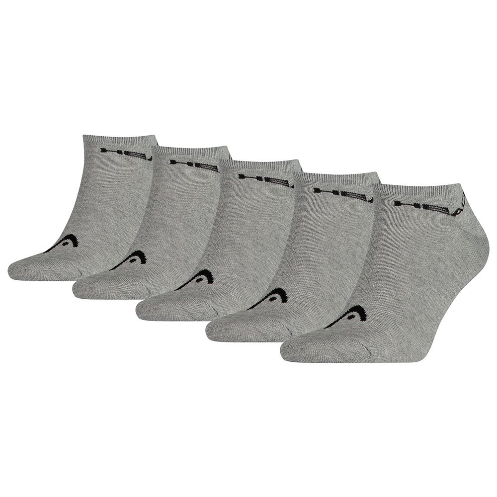 Clothing Head Sneaker Socks 5 Pairs Grey