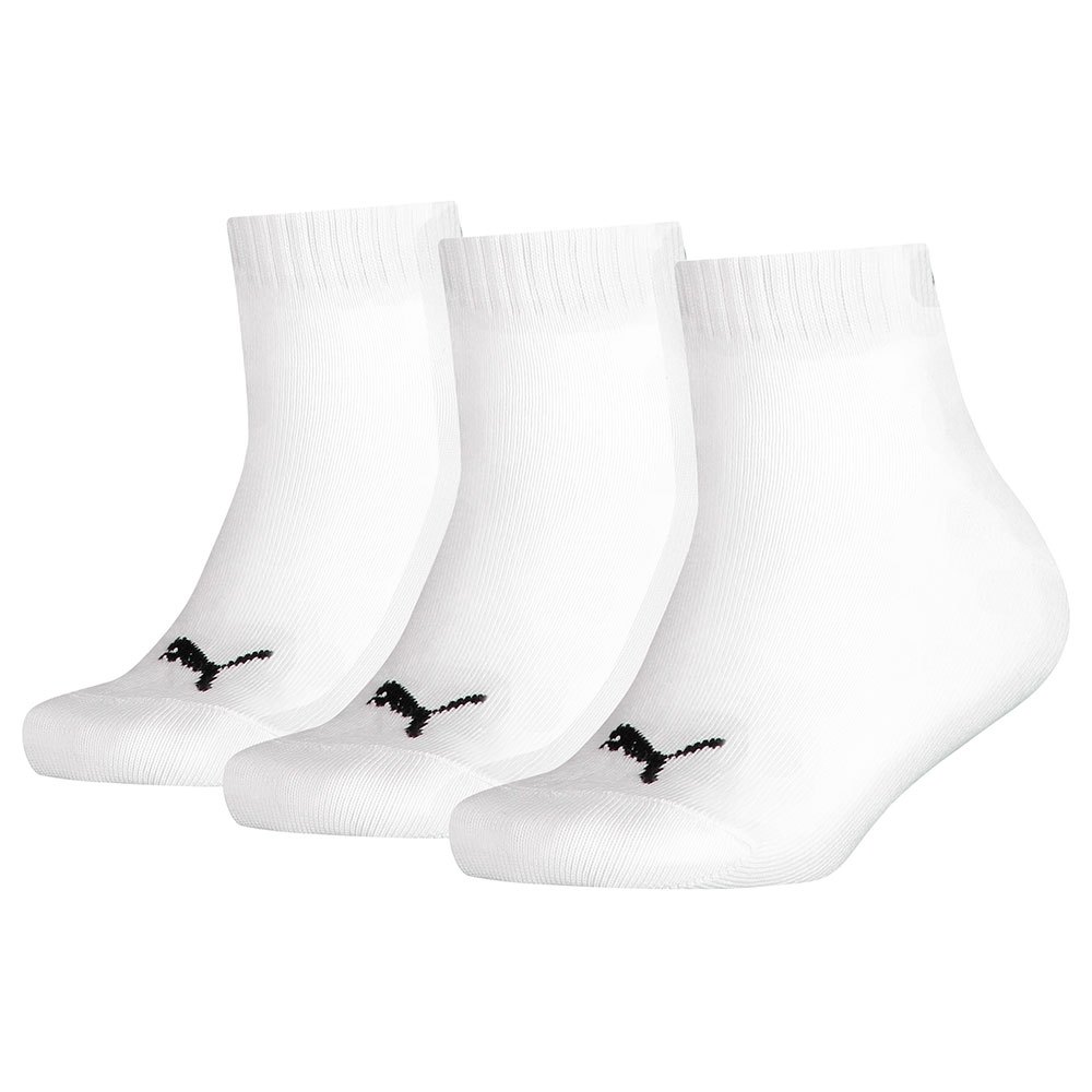 Socks Puma Quarter Socks 3 Pairs White