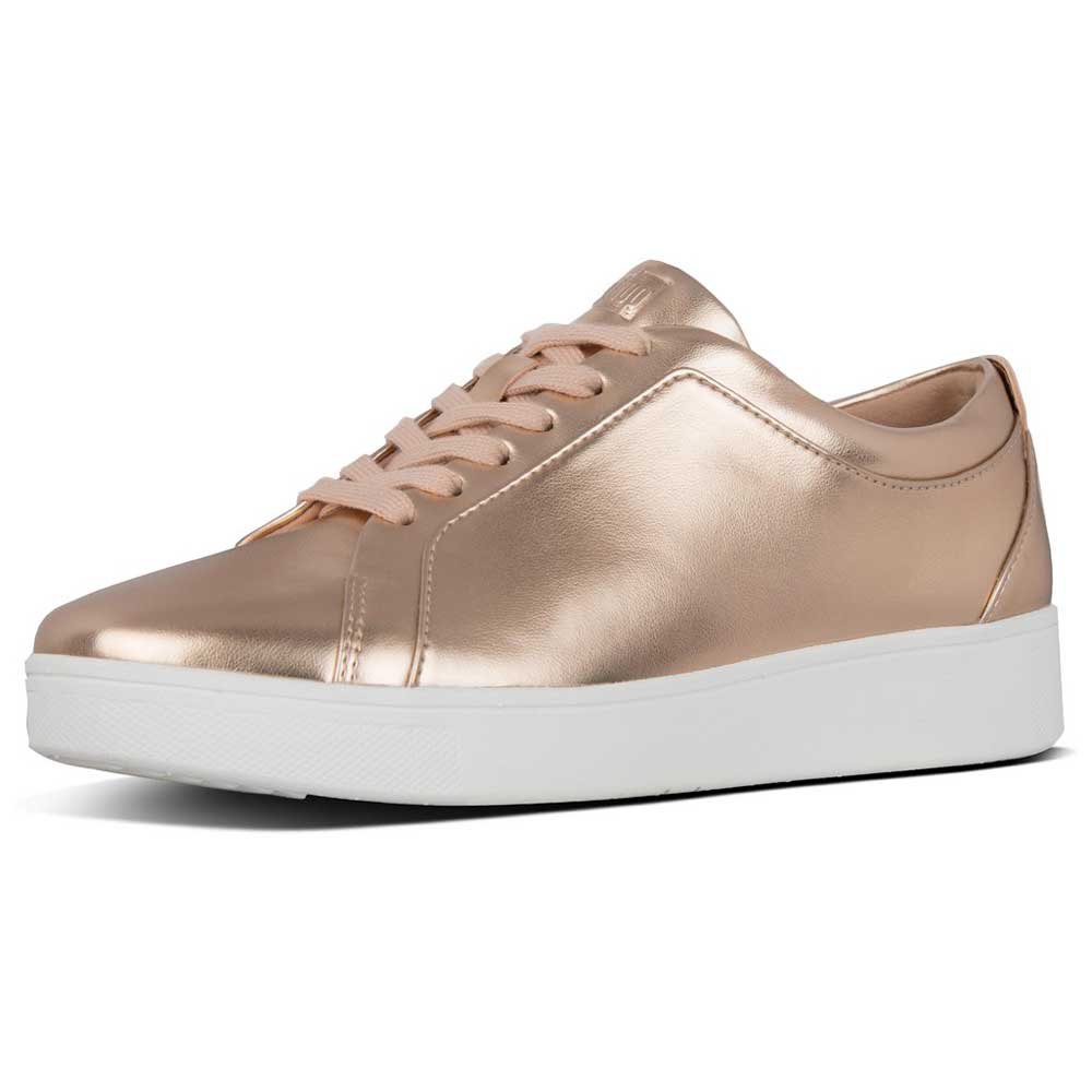Baskets Fitflop Formateurs Rally Metallic Rose Gold