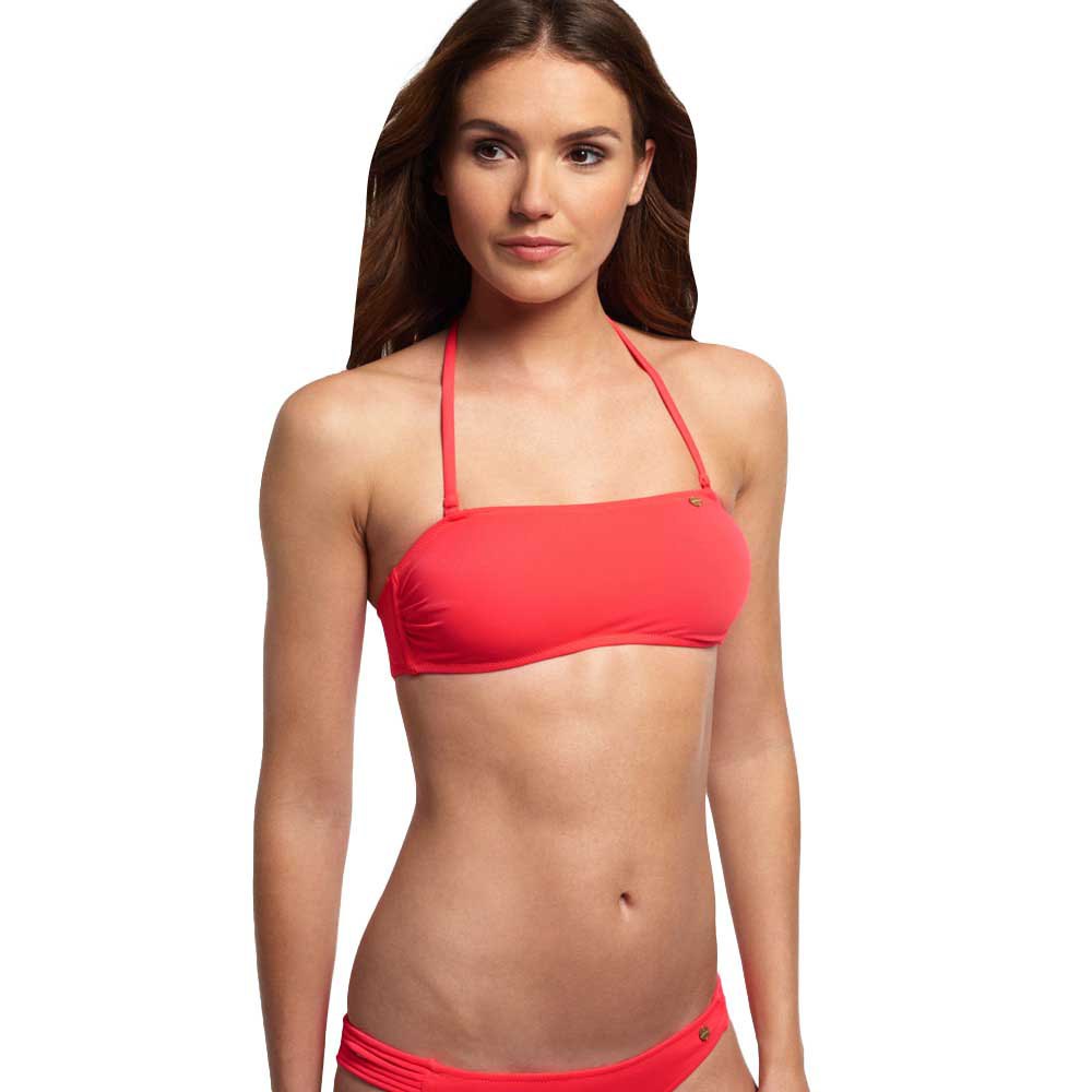 Swimwear Superdry Santorini Bandeau Bikini Top Red